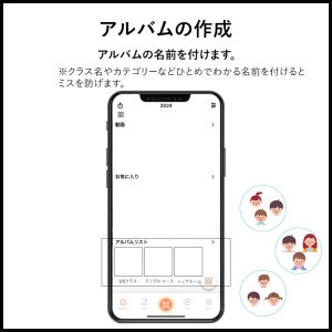 アルバム名をクラス名やカテゴリ名などひとめでわかる名前を付ける